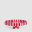Checker Cake Stand Red & Pink Small