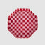 Checker Cake Stand Red & Pink Small