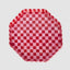 Checker Cake Stand Red & Pink Large