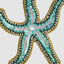 Glimmer Sequin Starfish Decoration
