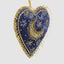 Celestial Moon Velvet Heart Decoration