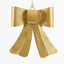 Gold Metal Hanging Bow Decoration