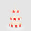 3 Tier Stand Red & White