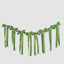 Verdant Velvet Bow Garland Green