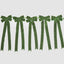 Verdant Velvet Bow Garland Green