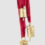 Velvet Ribbon Bell Ornament Red