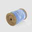 Velvet Ribbon Roll w. Gold Trim Cornflower Blue 20mm x 10m