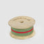 Designer Grosgrain Single Stripe Red & Green 25 mm x 10m