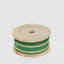 Designer Grosgrain Single Stripe Green & Gold 25 mm x 10m