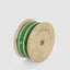 Designer Grosgrain Single Stripe Green & Gold 25 mm x 10m