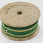 Designer Grosgrain Single Stripe Green & Gold 25 mm x 10m