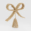 Golden Bow Tree Topper