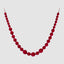 Scarlet Velvet Bauble Garland Red