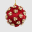 Scarlet Silk Pearl Cluster Bauble