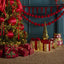 Silk Bauble Small Red