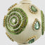Rajasthan Silk Bauble Ivory & Green