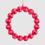 Bauble Wreath Large Fuchsia & Red