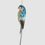 Shixi Sequin Budgie Bird Blue