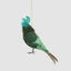Efina Hanging Budgie Green (Set of 12)