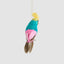 Efina Hanging Budgie Teal