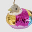 Sequin Quail Gold