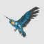 Amorina Sequin Flying Parrot Large