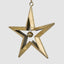 Golden Hanging Star with Bell Large