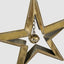 Golden Hanging Star with Bell Large