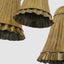 Golden Pleated Bells Set of 3