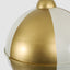 Melody Bell White & Gold 50cm