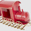 Merry Melody Festive Train Red