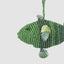 Handmade Crochet Verdant Fish Decoration Green
