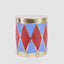 Antique Golden Drums Red & Blue Set of 3
