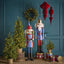Antique Golden Drums Red & Blue Set of 3