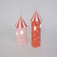 Carnival Tent Tall with LED Pink Small