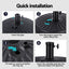 Instahut Outdoor Umbrella Base Weight Round Plastic Pole Holder 30-48mm Beach