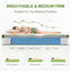 BedStory Queen 30cm Hybrid Mattress Cooling Gel Memory Foam 5 Zone Pocket Spring Bed Temperature Regulating