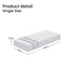 BedStory Single Memory Foam Mattress 25cm Cooling Gel Foam Mattress in a Box Medium Feel