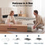 RoomSense Queen Mattress, 26cm Orthopedic Firm Mattress for Back Pain Relief, Pocket Spring Hybrid Mattress Queen Size for Home & Rental