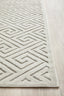 York Alice Natural White Runner Rug.