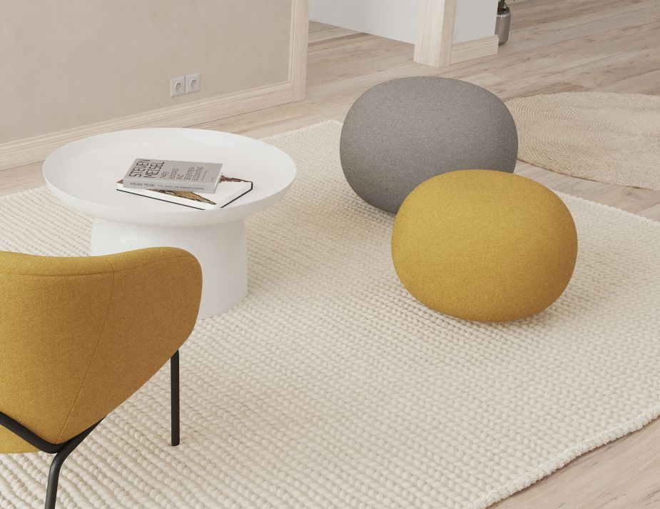 Ronde Pouf in Tuscan Yellow - Small