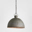 Granada Medium - Vintage Grey - Iron Riveted Dome Pendant Light