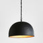 Noir Ceiling Pendant Small Black with Gold Interior