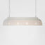 Riva Ceiling Pendant Extra Long Matt White