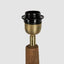 Lancia Floor Lamp Base Large Dark Natural