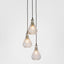 Lustre Teardrop Cluster Ceiling Pendant Clear
