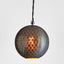 Mamba Perforated Round Pendant Light Nickel