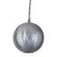 Mamba Perforated Round Pendant Light Nickel