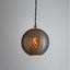 Mamba Perforated Round Pendant Light Nickel