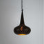Cobra Perforated Conical Pendant Light Black